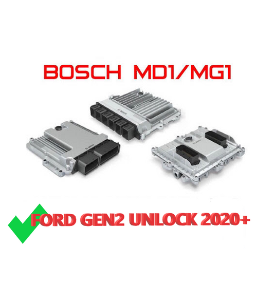 Bosch MG1/MD1 Gen2 control units, including protected 2020+ units.